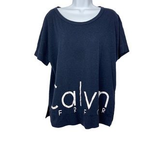 Calvin Klein Big Logo Athletic Short Sleeves T Shirt